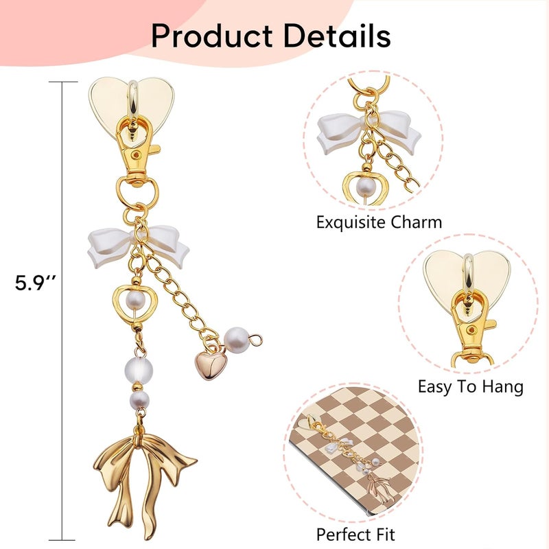sunla Store Charm Chains for Kindle, Cute E-reader Phone Charm Bracelets Accessories Gift for Reader Booklovers Women for Kindle/Phone/Camera/Bag Decor - Image 2